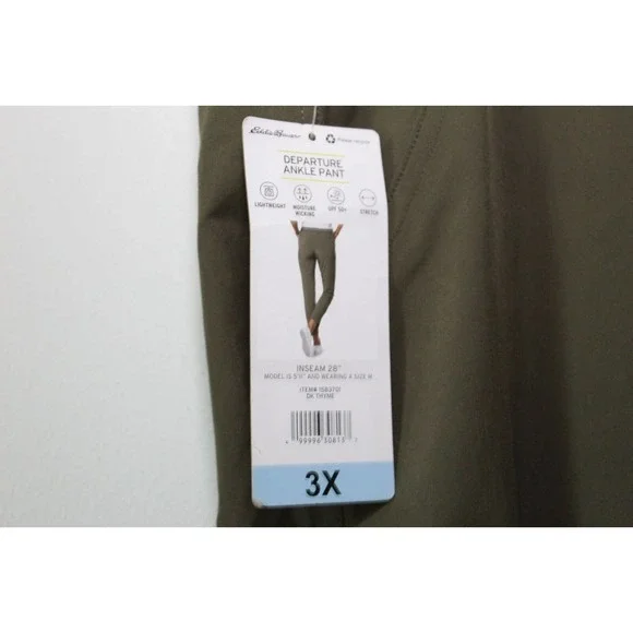 NWT Eddie Bauer Departure Ankle Pants Green Women's Plus Size 3X H14761 - Picture 6 of 13